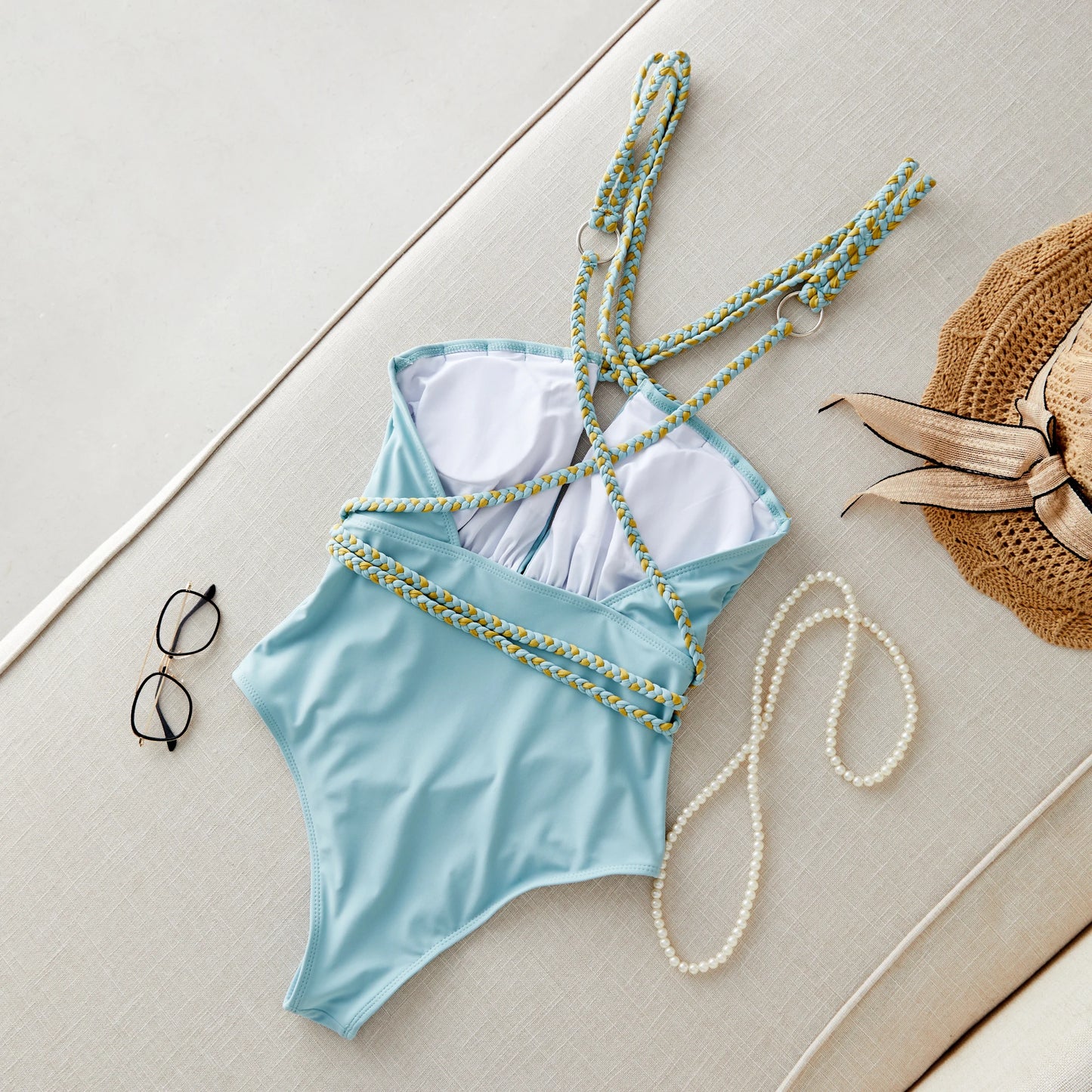 A stunning one-piece swimsuit with a push-up effect – "Seductive Waves".