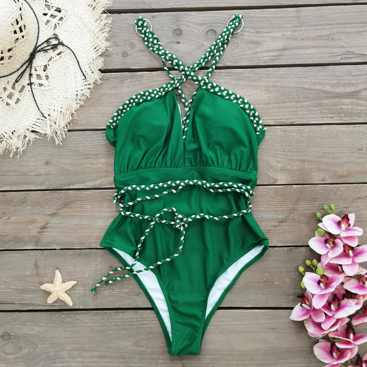 A stunning one-piece swimsuit with a push-up effect – "Seductive Waves".