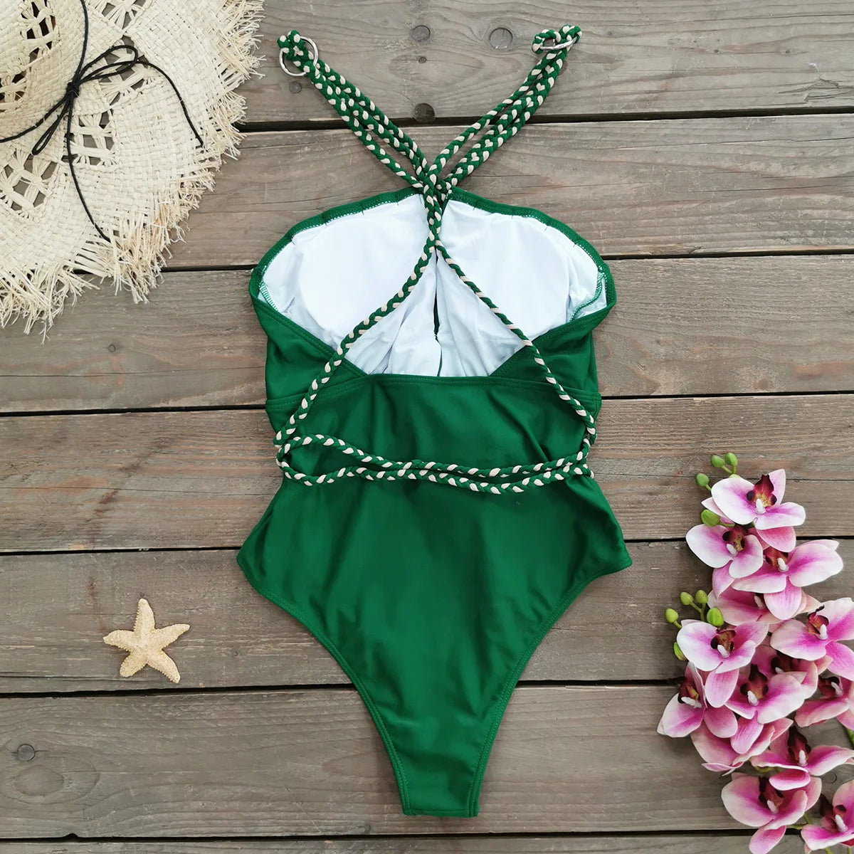 A stunning one-piece swimsuit with a push-up effect – "Seductive Waves".