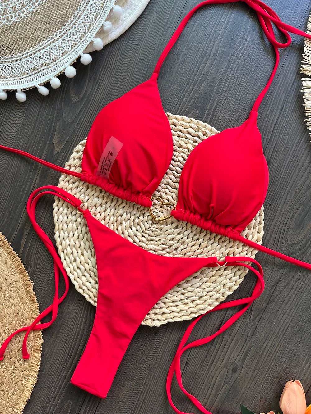 "Caliente" — a fiery look for beach days