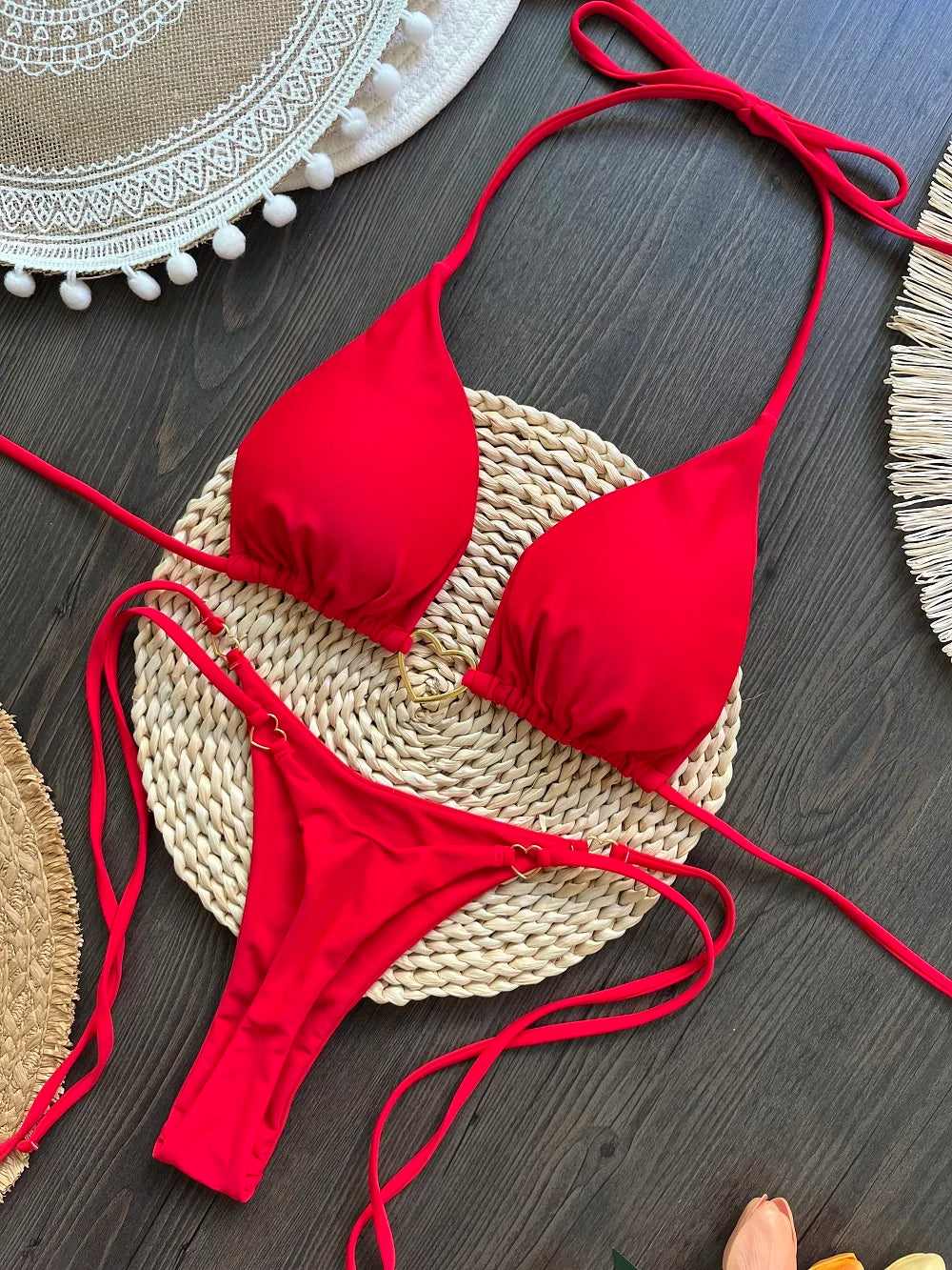 "Caliente" — a fiery look for beach days
